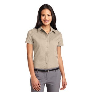 EMBROIDERED-Port Authority® Ladies' Easy Care Short Sleeve Shirt