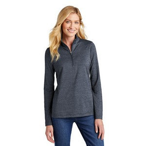 EMBROIDERED LOGOTravisMathew® Ladies Crestview 1/4-Zip Sweater