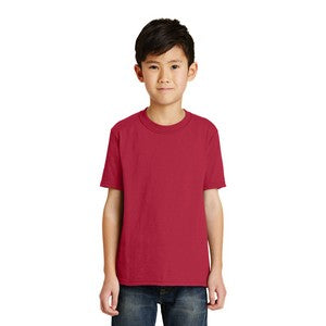 SCREEN PRINTED - PC55Y - Port & Company® Youth Core Blend T-Shirt