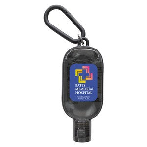 41177 - 1 oz. Hand Sanitizer with Colorful Case and Carabiner