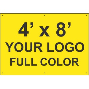 4'x8' BANNER WITH GROMMETS