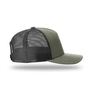 EMBROIDERED - 112FP -Richardson® 5-Panel Trucker Cap