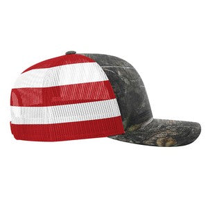 EMBROIDERED - 112PM - Richardson® Printed Mesh Trucker Cap