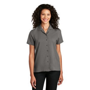 EMBROIDERED Port Authority® Ladies Short Sleeve Performance Staff Shirt