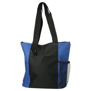Fun Zippered Business Tote Bag with Pockets