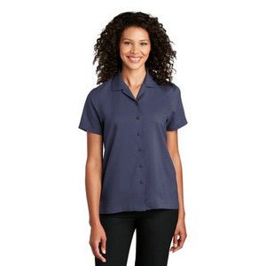 EMBROIDERED Port Authority® Ladies Short Sleeve Performance Staff Shirt