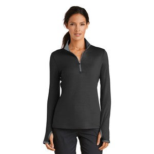 EMBROIDERED Nike Golf Ladies' Dri-FIT Stretch 1/2-Zip Cover-Up Shirt