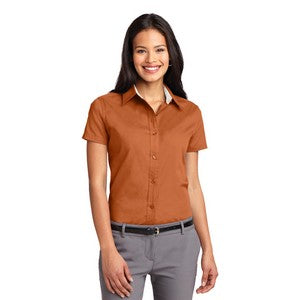 EMBROIDERED-Port Authority® Ladies' Easy Care Short Sleeve Shirt