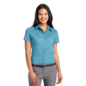 EMBROIDERED-Port Authority® Ladies' Easy Care Short Sleeve Shirt