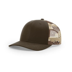 EMBROIDERED - 112PM - Richardson® Printed Mesh Trucker Cap