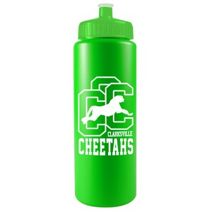 WB32 - 32 oz. Sports Sports Bottle - Push Pull Cap (White or Frost)