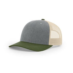 EMBROIDERED - 115 - Richardson® 115 Casual Structured Snapback Trucker Cap
