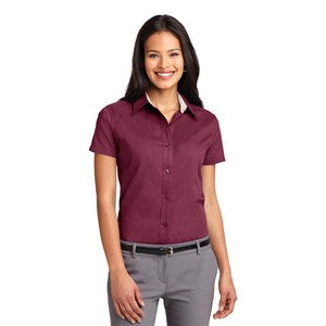 EMBROIDERED-Port Authority® Ladies' Easy Care Short Sleeve Shirt