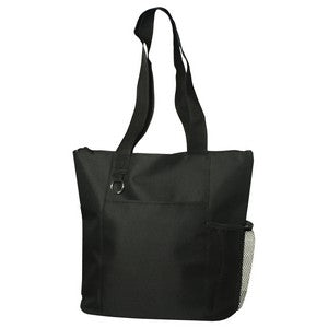Fun Zippered Business Tote Bag with Pockets
