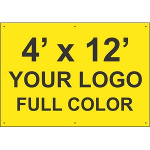 4'x12' BANNER WITH GROMMETS