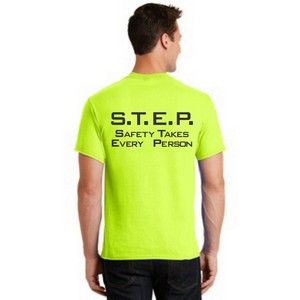 SAFETY SLOGAN T-SHIRT -- S.T.E.P.