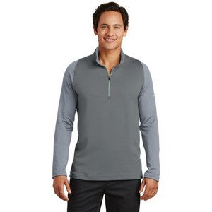 EMBROIDERED Nike Golf Men's Dri-FIT Stretch 1/2-Zip Cover-Up Shirt