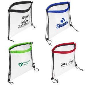 WBA-CB14 - Clear Bag with Drawstring