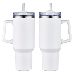 Genoa 40 oz Vacuum Insulated Travel Mug with Straw