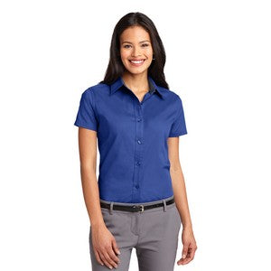 EMBROIDERED-Port Authority® Ladies' Easy Care Short Sleeve Shirt