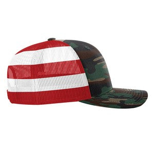 EMBROIDERED - 112PM - Richardson® Printed Mesh Trucker Cap
