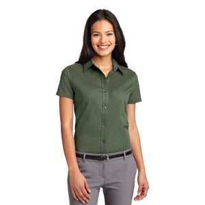 EMBROIDERED-Port Authority® Ladies' Easy Care Short Sleeve Shirt