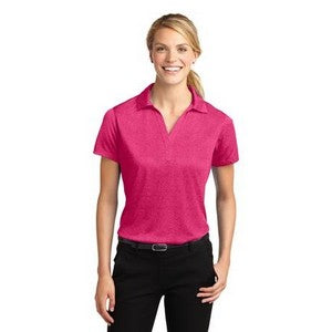 EMBROIDERED-Sport Tek® Heather Contender™ Lady Polo Shirt