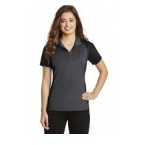 EMBROIDERED-Ladies' Sport-Tek® Color-Block Sport-Wick® Polo Shirt