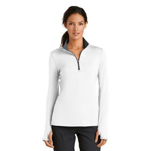 EMBROIDERED Nike Golf Ladies' Dri-FIT Stretch 1/2-Zip Cover-Up Shirt