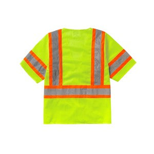 PRINTED ANSI Class 3 Deluxe Safety Vest Velcro™ Front Closure