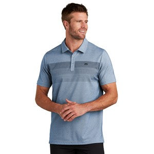EMBROIDERED LOGO TravisMathew Coastal Chest Stripe Polo