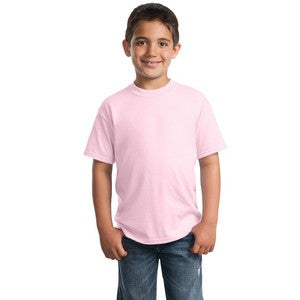 SCREEN PRINTED - PC55Y - Port & Company® Youth Core Blend T-Shirt