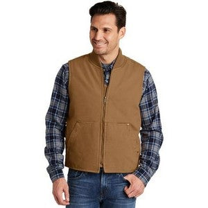 EMBROIDERED Cornerstone® Washed Duck Cloth Vest