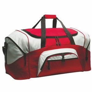 EMBROIDERED - BG99 - Port & Company Colorblock Sport Duffel Bag