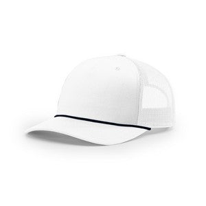 EMBROIDERED - 112FPR - Richardson® Trucker Cap w/Rope