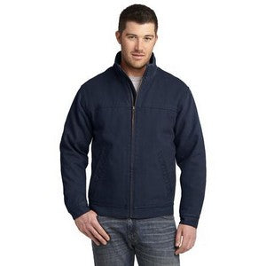 EMBROIDERED Cornerstone® Washed Duck Cloth Flannel Lined Work Jacket