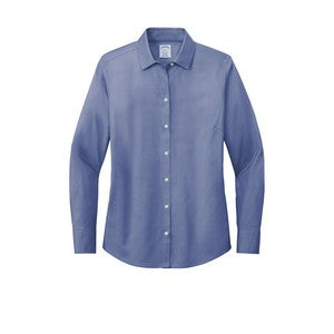 EMBROIDERED -Brooks Brothers® Women's Wrinkle-Free Stretch Pinpoint Shirt