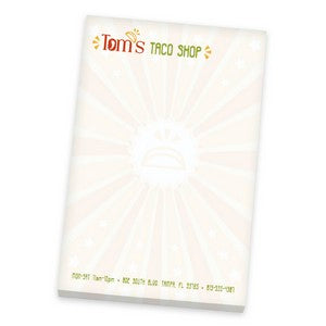 NS4A6A25 - Souvenir® 4" x 6" Scratch Pad, 25 Sheet