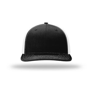 EMBROIDERED - 312 -Richardson Mid-Pro Twill Back Trucker Cap