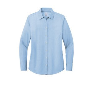 EMBROIDERED -Brooks Brothers® Women's Wrinkle-Free Stretch Pinpoint Shirt