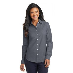 EMBROIDERED -Ladies Port Authority® SuperPro™ Oxford Shirt