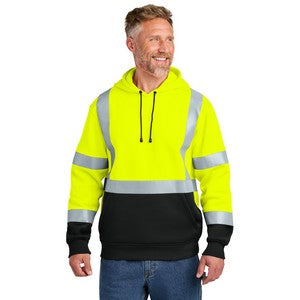 PRINTED CornerStone® ANSI 107 Class 3 Heavy-Duty Fleece Pullover Hoodie