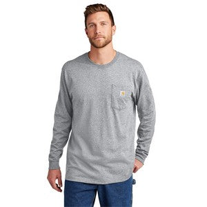 EMBROIDERED - CTK126 - Carhartt® Workwear Pocket Long Sleeve T-Shirt