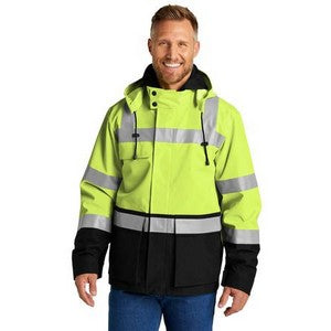 EMBROIDERED CornerStone® ANSI 107 Class 3 Waterproof Ripstop 3-In-1 Parka