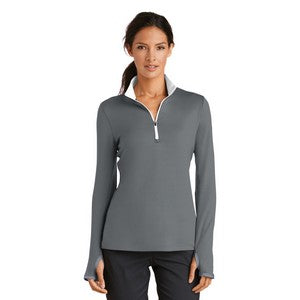 EMBROIDERED Nike Golf Ladies' Dri-FIT Stretch 1/2-Zip Cover-Up Shirt