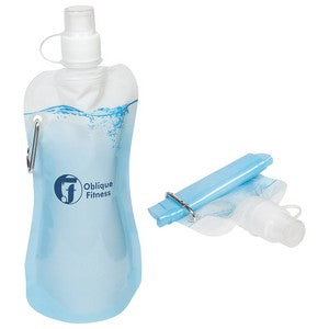 WKA-FW13 - Flex Foldable 16 oz Water Bottle with Carabiner