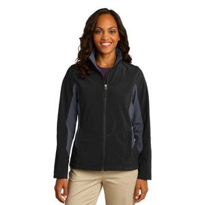 EMBROIDERED Port Authority® Ladies' Core Colorblock Soft Shell Jacket