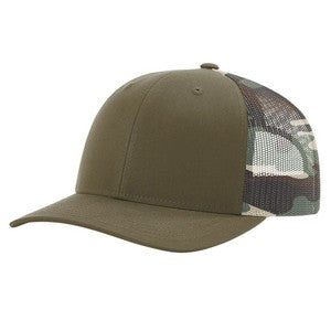 EMBROIDERED - 112PM - Richardson® Printed Mesh Trucker Cap