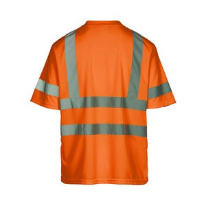 PRINTED ANSI Class 3 Safety Orange T-Shirt
