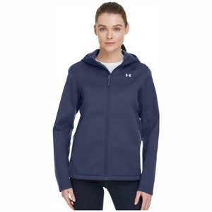 EMBROIDERED - 1371595 - Under Armour Ladies' ColdGear® Infrared Shield 2.0 Hooded Jacket